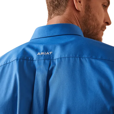 Ariat Men's Team Logo Twill Fitted Long Sleeve Shirt 10043568