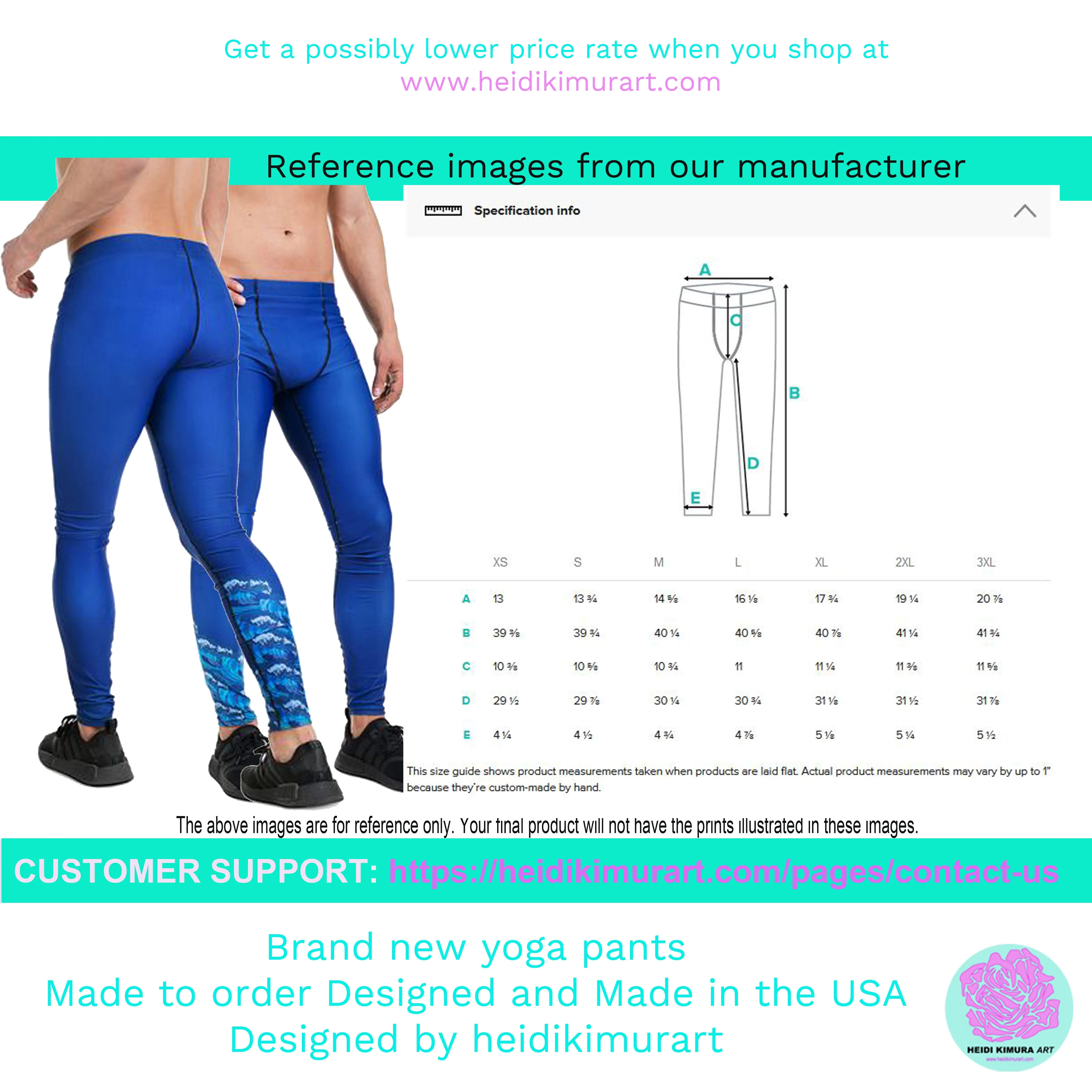 Black Diagonally Striped Meggings, Men's Running Leggings Long Tights-Made in USA/MX/EU
