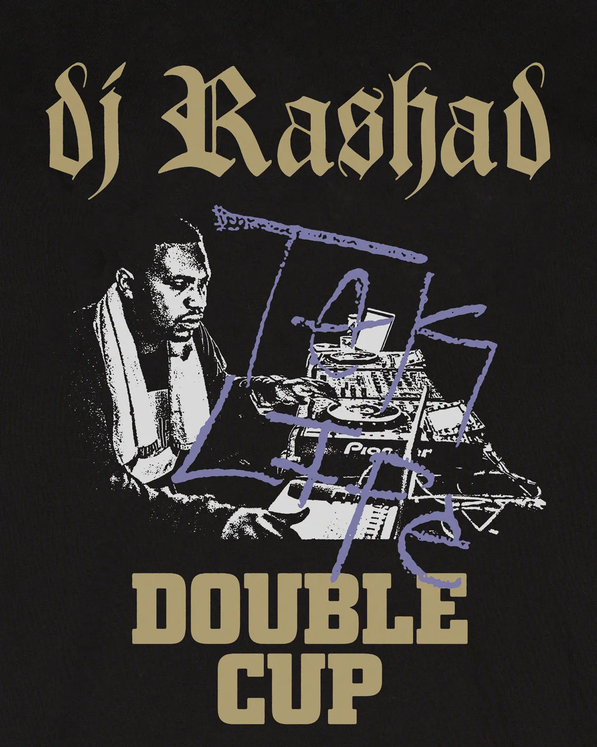 Brain Dead x DJ Rashad Double Cup Long Sleeve T-shirt - Black