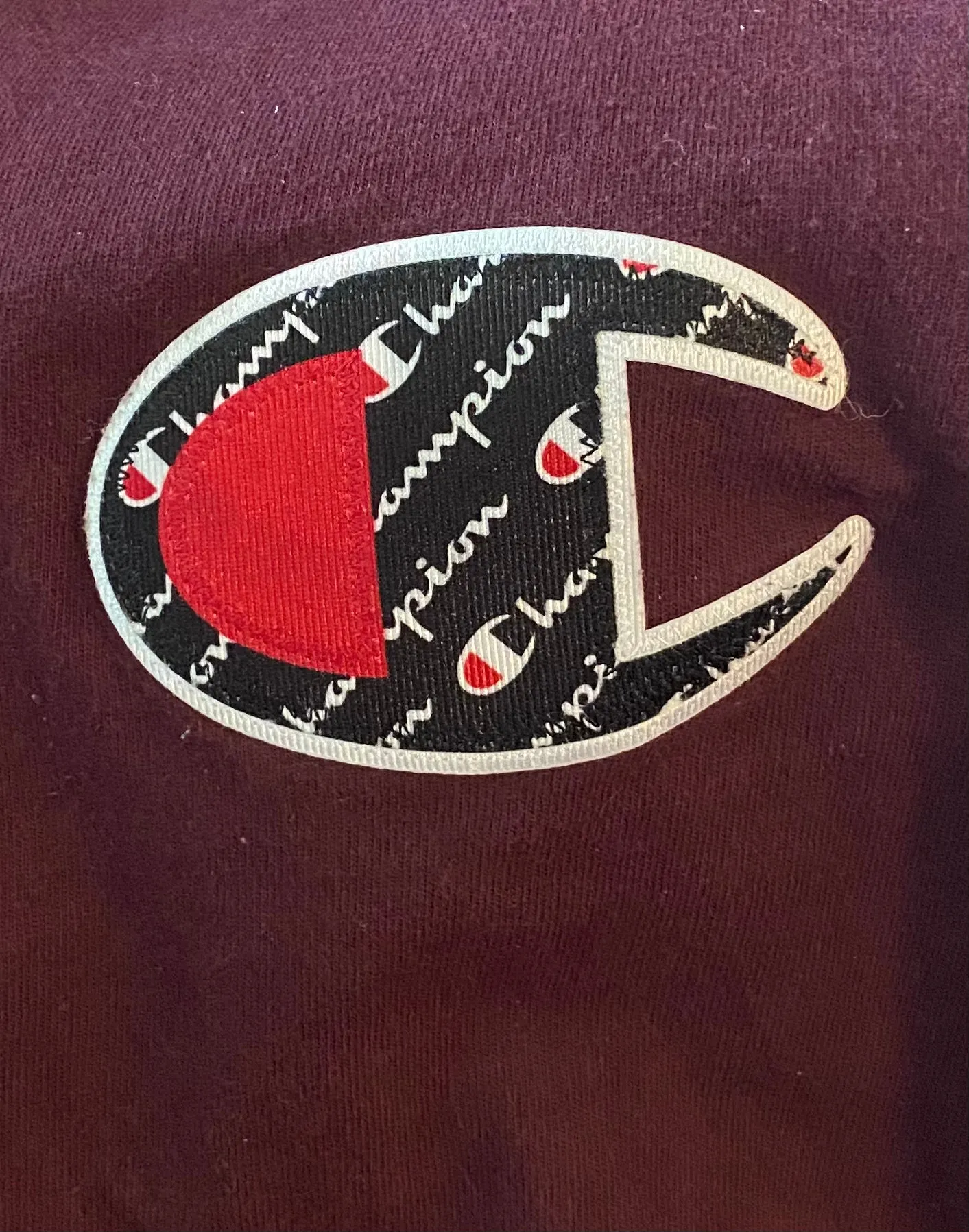 Champion Vintage 90’s Cotton Red Short Sleeve Shirt Size Large