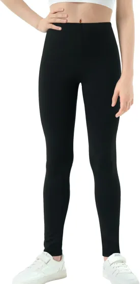 Gnainach Girls Metallic Leggings Stretch Comfort Shiny Mystique Dance Pants for Toddler Kids Teen Yoga Party Workout