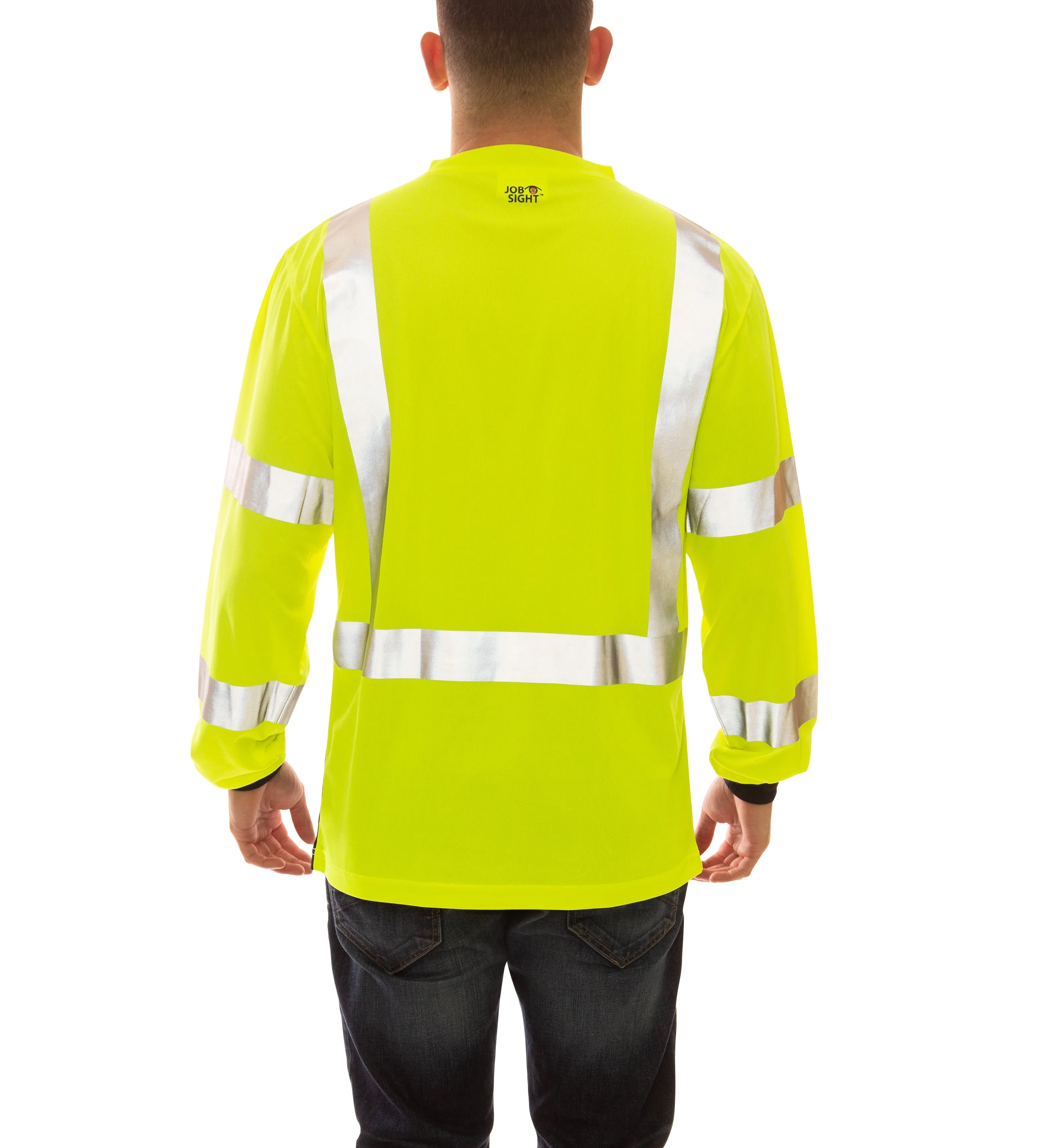 Job Sight Class 3 Black Front T-Shirt