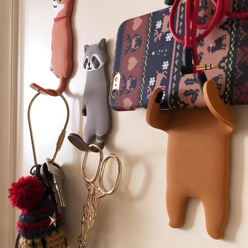 Kawaii Removable Adhesive Key Holder