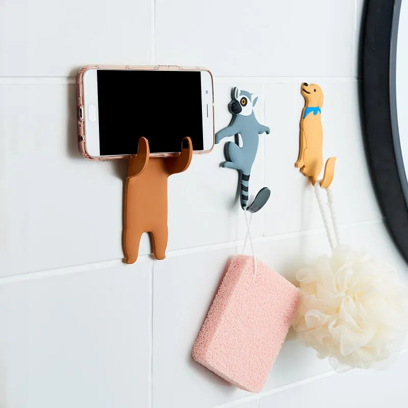 Kawaii Removable Adhesive Key Holder
