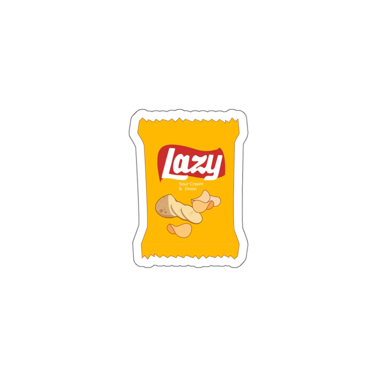 LAZY AF - Sticker