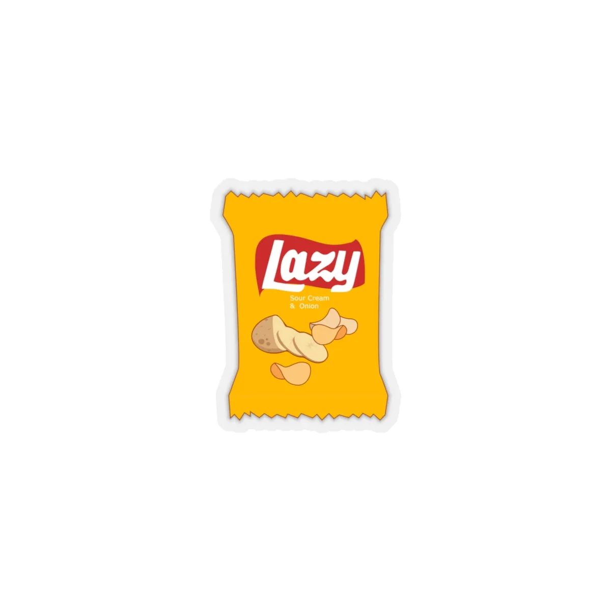 LAZY AF - Sticker