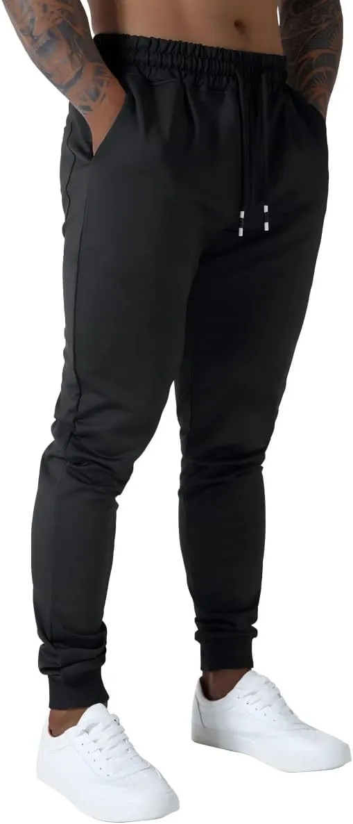 Men's Slim fit Jogging Pants, Suitable for Running and Fitness Activities, Bottom Binding Sports Pants