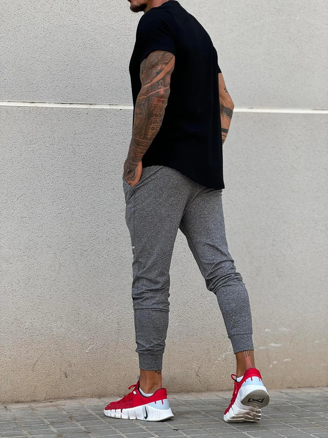 Men's Softest Performance Athletic Workout Jogger Sweatpants Cycling Fitness Running