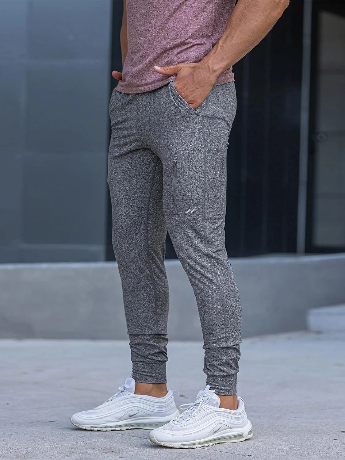 Men's Softest Performance Athletic Workout Jogger Sweatpants Cycling Fitness Running