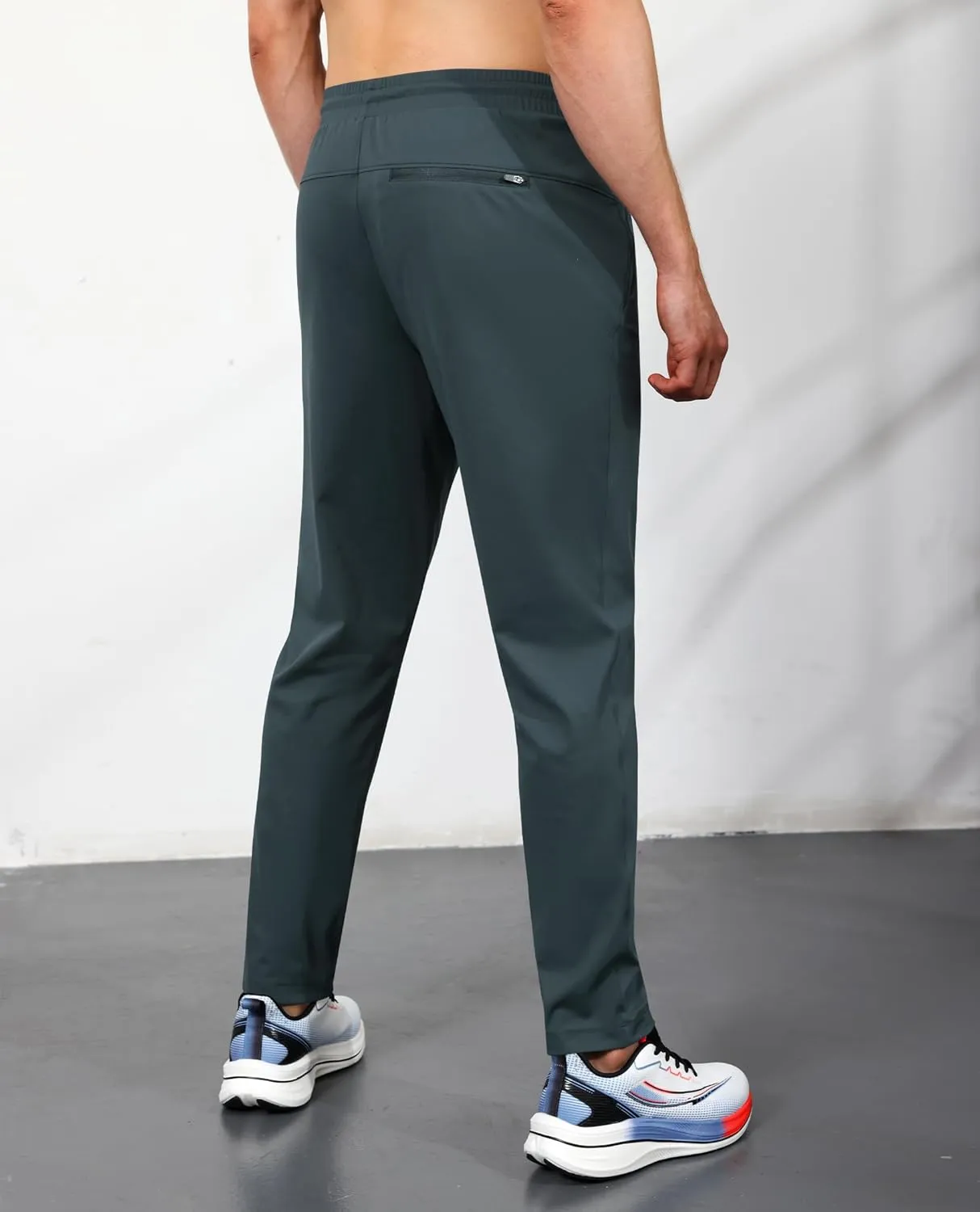 Men's Sweatpants with Zipper Pockets, Athletic Joggers Pants for Running, Workout, Outdoor