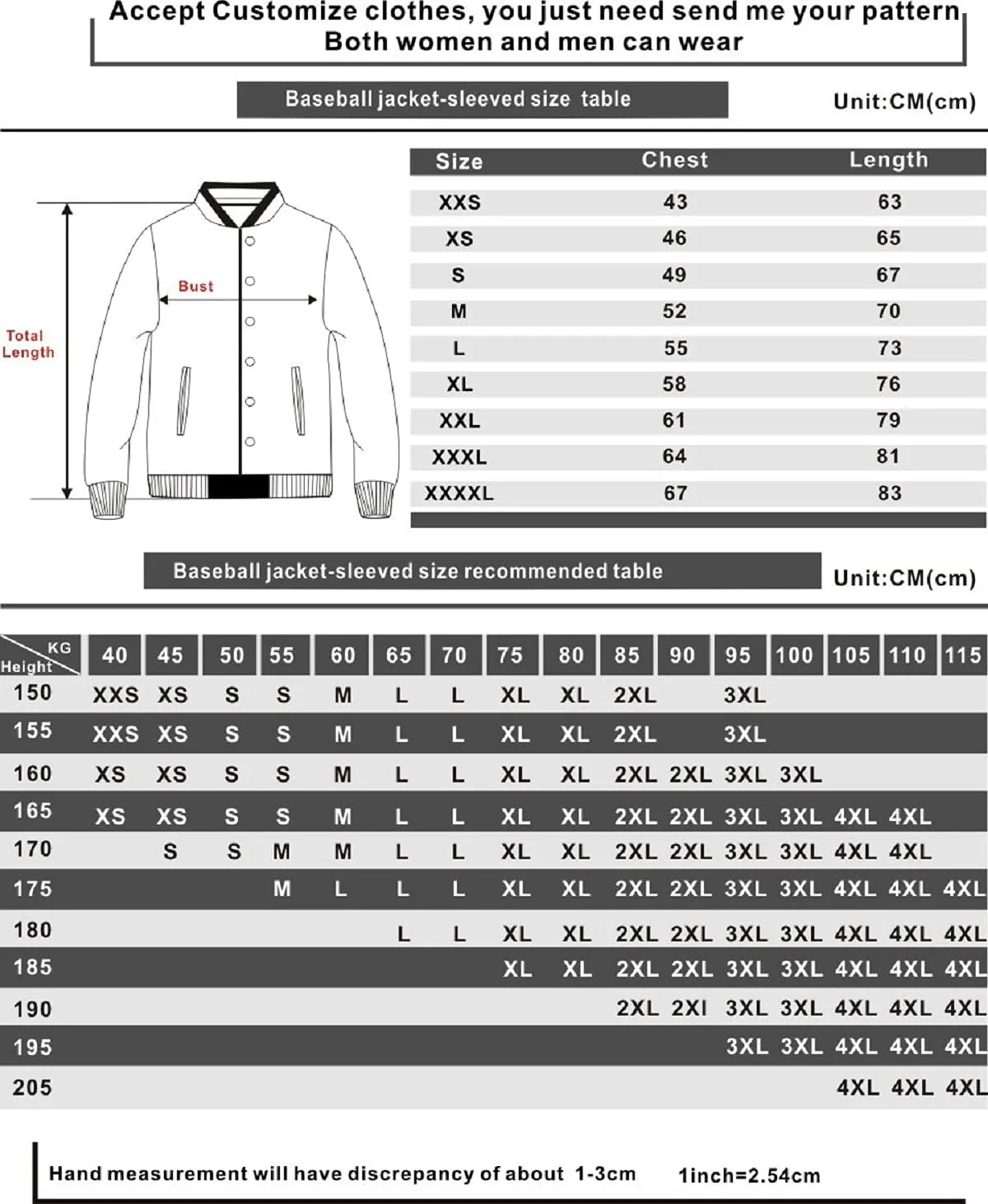 Mowbeat Women Baseball Jacket Varsity Uniform Unisex Adult Long Sleeve Casual Loose Cardigan Men's Track Jacket