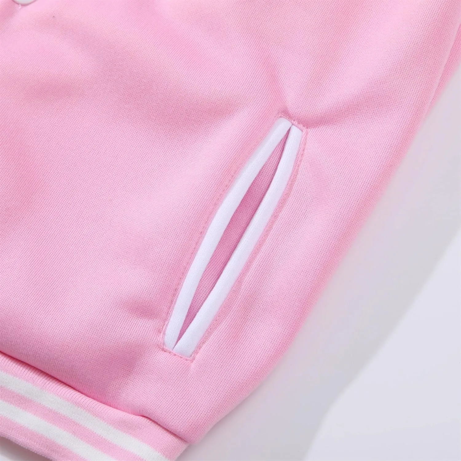 Mowbeat Women Baseball Jacket Varsity Uniform Unisex Adult Long Sleeve Casual Loose Cardigan Men's Track Jacket