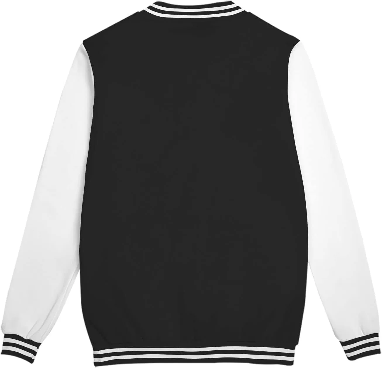 Mowbeat Women Baseball Jacket Varsity Uniform Unisex Adult Long Sleeve Casual Loose Cardigan Men's Track Jacket