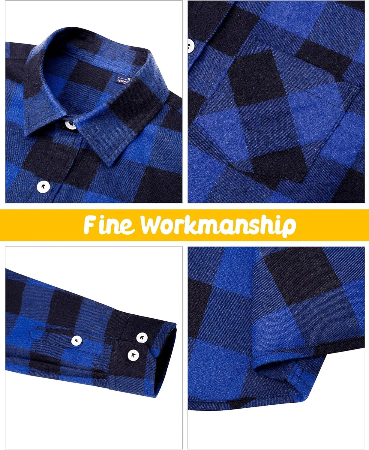 siliteelon Toddler Baby Boys Plaid Flannel Shirt Long Sleeve Button Down Shirts