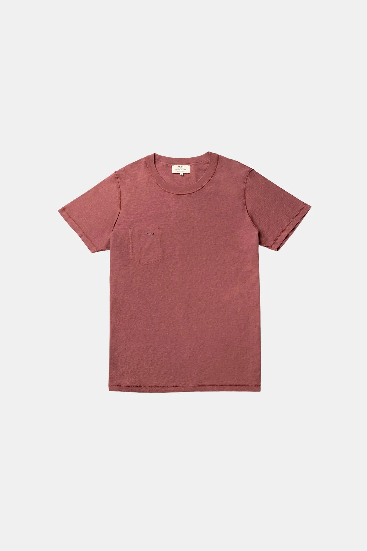 T-SHIRT REVERSIBLE RIB AUBERGINE