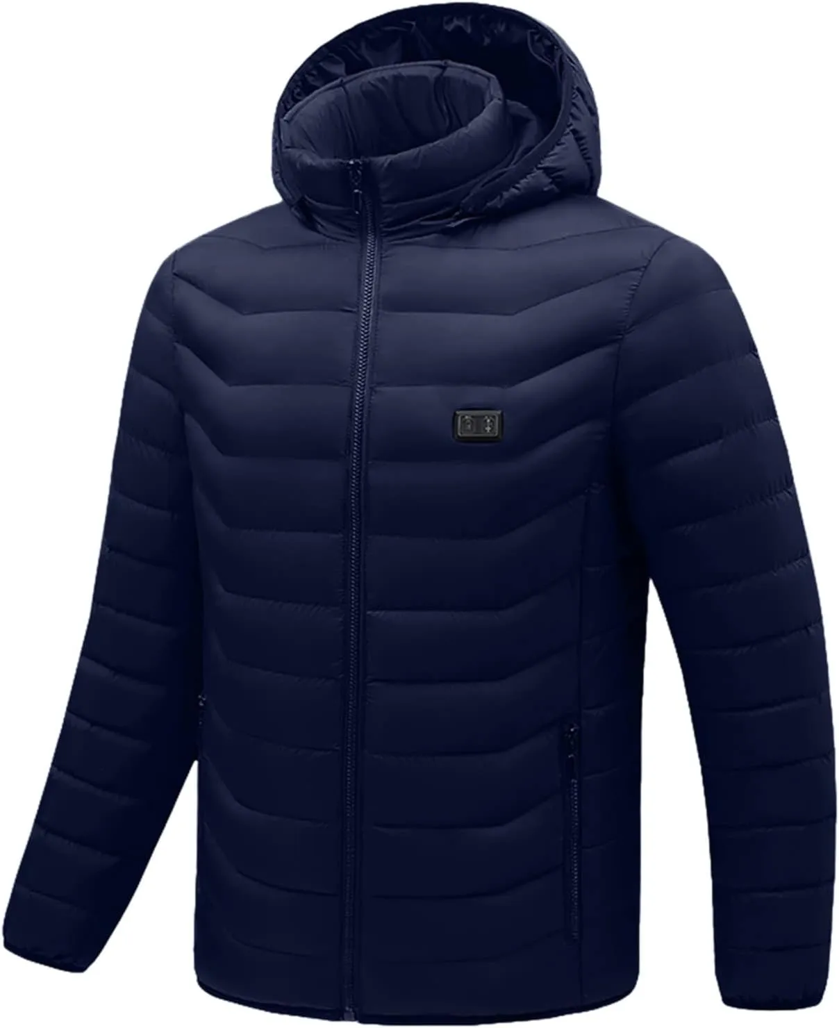 Teen Boys Quilted Jacket, Classic Long Sleeve Full Zip Parka Jacket Work Padded Jacket Repellent Work Winter Jackets for Men
