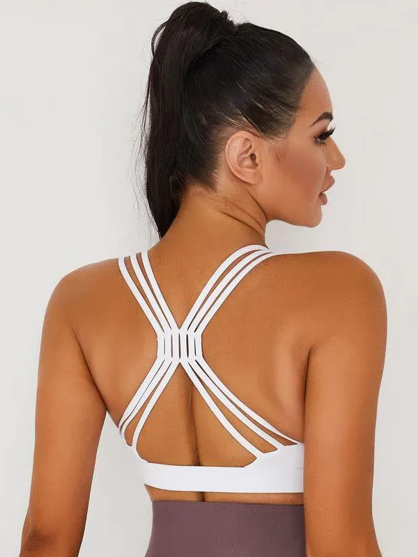 ZASUWA Female Cross Back Sports Corset Short Tracksuit